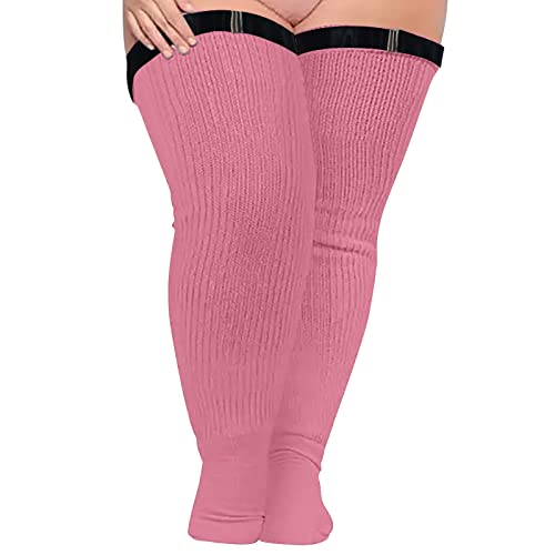 Chaussettes hautes cuisses coton pour cocooning et hiver