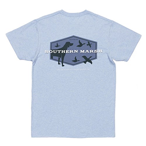 Southern Marsh Branding - Hunting Dog, Washed Sky Blue, Small