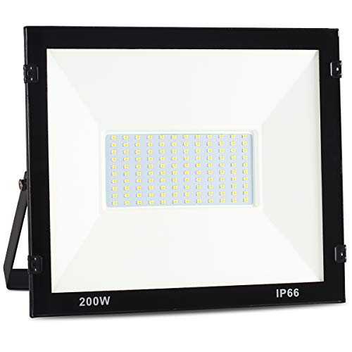 Refletor de Led 200w Holofote 6500k Luz Branco Frio Externo a Prova D'água Bivolt 100-240v Decoraçã