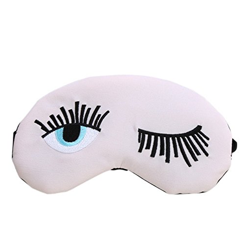 Drasawee Cartoon Travel Comfortable Eyes Mask Eyeshade for Sleeping Pink