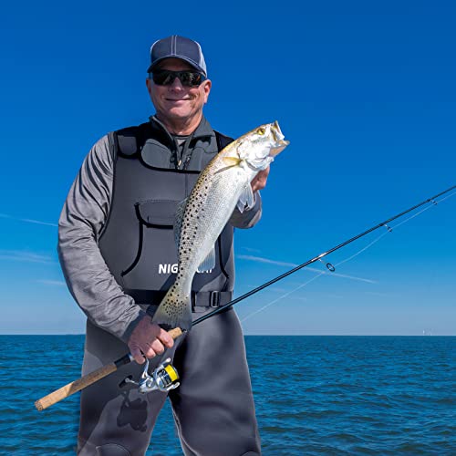 Night Cat Neoprene Fishing Waders For Men Women With Insulated Cleated Bootfoot Warm Waterproof Hip Waders Duck Hunting Chest Wader With Adjustable Strap Reinforced Knee Protection #TOP6