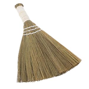 BUGUUYO Handgefertigter Miscanthus Handbesen