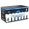 Great Eagle Lighting Corporation 60W GU24 LED Light Bulb, Non Dimmable, 4000K Cool White, UL, Twist-in 2 Prong (8-Pack)