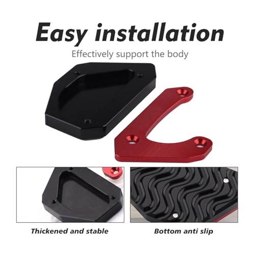 Plaque d'extension béquille pour Suzuki V-Strom 650 XT 2004-2022