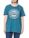 ESPRIT Herren Logo Print T-Shirt, 450/PETROL Blue, M