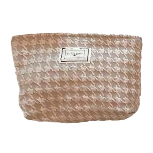 Neceser Maquillaje para Mujer, Bolsas de Cosméticos Portátil, Bolsas de Maquillaje, Neceser Mujer, Multifunctional Organizador para Viaje, caqui