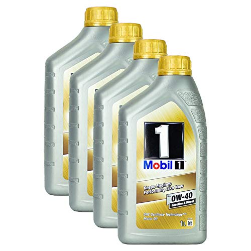 4x Motoröl Mobil 1 Fs 0w-40 1l Shc Synthese Technologie Diesel Benzin Hochleistung Langlebig Motoroil Oil One Protection Formula Shc Kaltstart Motorenöl Motorschutz Lange Lebensdauer