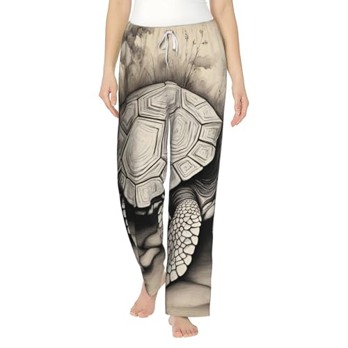 Pantalon de pyjama tortue femme confortable : idée cadeau de vacances