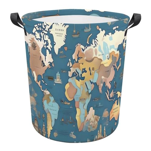 Panier à linge pliable transportable imperméable grand format - 2