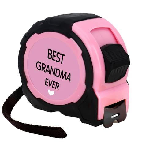 Cinta métrica retractil rosa 25 ft para regalo a abuelas miniatura 1