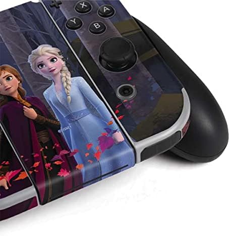 Skinit Decal Gaming Skin Compatible with Nintendo Switch OLED (2021) - Officially Licensed Disney Frozen II Anna and Elsa Design