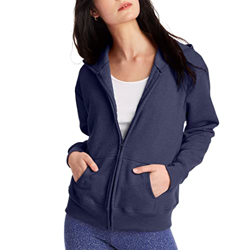 Hanes womens Ecosmart Full Zip Fleece Hoodie
