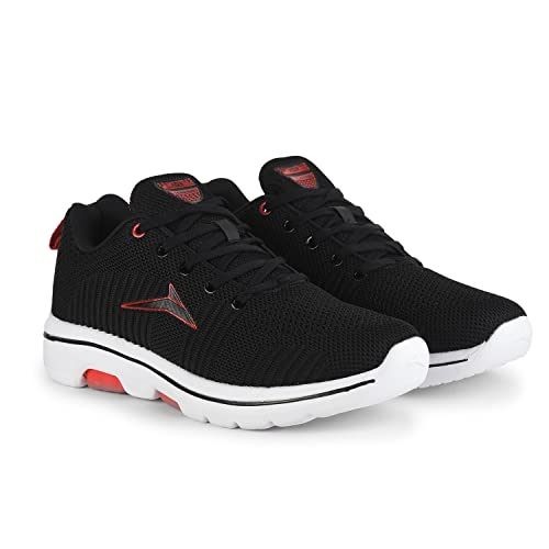 Image of JQR Line-BLK-RED Sports, Running,Walking, Gym, Training Shoes for Men|Stylish, Breathable,Lightweight,Comfortable