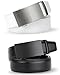 MILORDE Men's 2Pack Ratchet Belt, Handmade, 100% Cow Leather, Fashion & Classic Designs for Work Business and Casual (2pack-827/804,135)