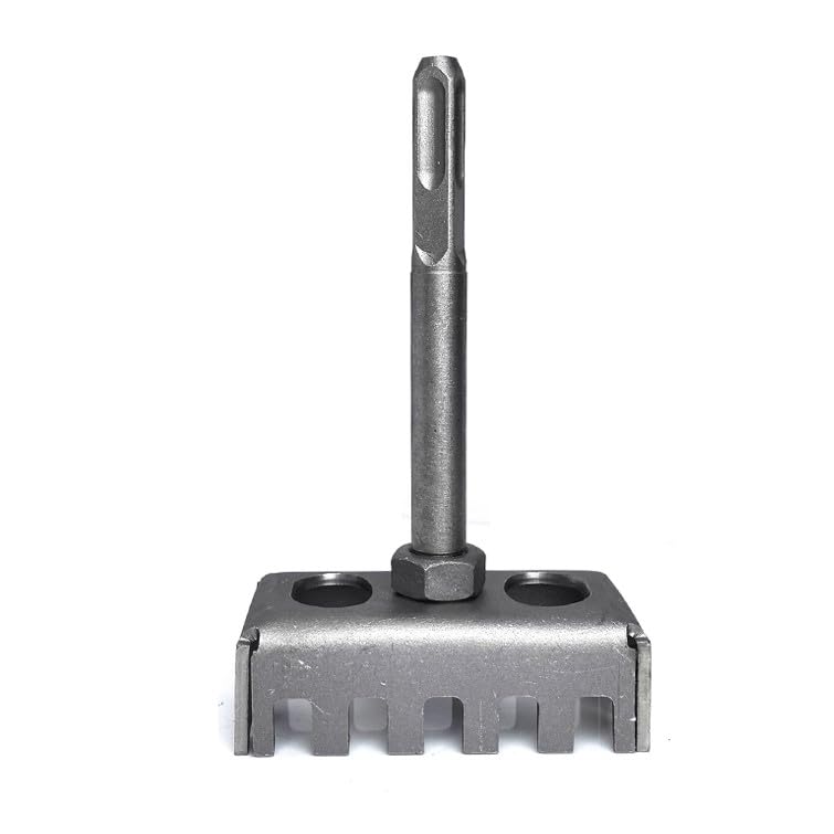 acclookssCreative Square Hole Cutter for Electrical Box, Stainless Steel Rectangle Slot Cutter, Electrical Box Cutout Saw, Socket Slot Cutter, Drywall Oscillating Cutting Tool (Black)