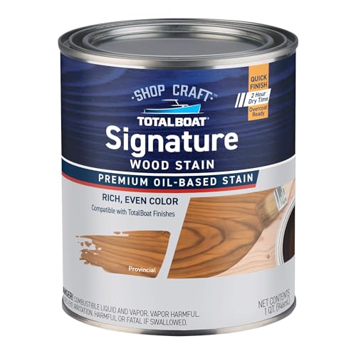 TotalBoat Shopcraft Signature Interior Wood Stain - Provincial Quart