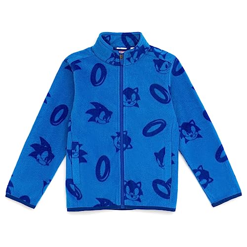 SEGA Sonic The Hedgehog Fleece Zip Up Jacket Little Kid to Big Kid3
