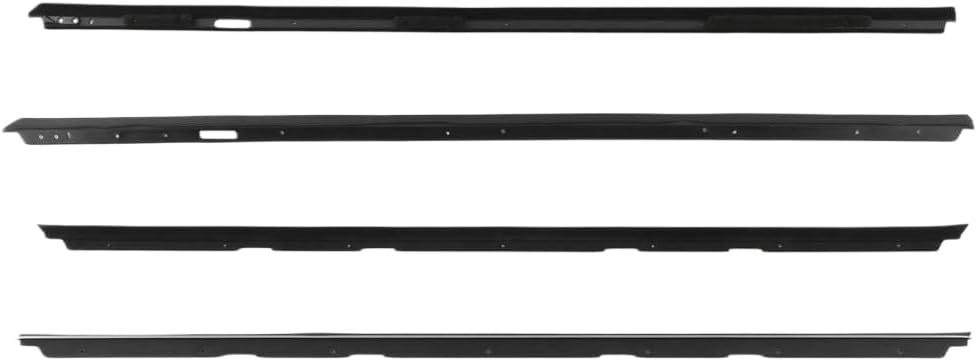 9PCS Roof Rail Window Door Trunk Seal Weatherstripping Compatible with Automotive Motorcycle Parts Monte Carlo