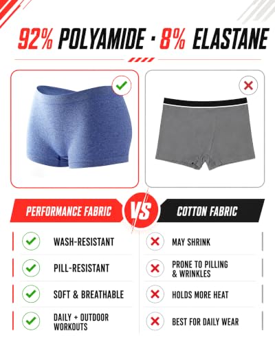 Image of Womens Boyshorts Underwear Seamless Boxer Briefs Full Coverage Soft Stretch Boxer Shorts For Women 4 Pack