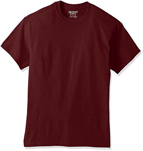 Gildan men's dryblend classic t-shirt, maroon, large