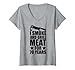 Mujer Entusiasta a la parrilla, 70 cumpleaños, ahumado y carne a la parrilla Camiseta Cuello V