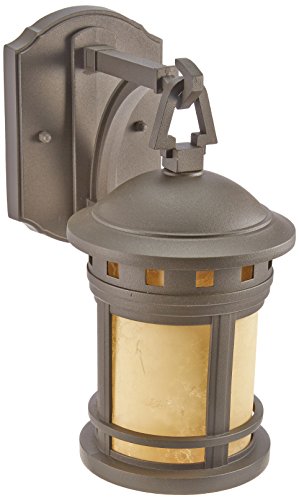 Designers Fountain 2370-AM-ORB Sedona Outdoor Wall Lantern Sconce, Oil-Rubbed Bronze