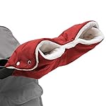 Handwärmer Kinderwagen,Kinderwagenmuff mit Thermo-Fleece,Universalgröße Handwärmer für Kinderwagen Buggy, Kinderwagen Handschuhe Warmer,Kinderwagen Handmuff für Kinderwagen,Buggy