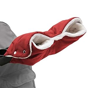 Handwärmer Kinderwagen,Kinderwagenmuff mit Thermo-Fleece,Universalgröße Handwärmer für Kinderwagen Buggy, Kinderwagen Handschuhe Warmer,Kinderwagen Handmuff für Kinderwagen,Buggy