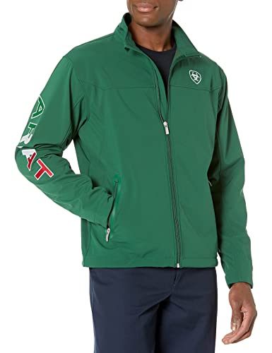 Ariat Male New Team Softshell MEXICO Jacket Verde XX-Large