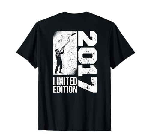 Tontauben Jahrgang 2017 geboren Geburtstag Tontaubenschießen T-Shirt