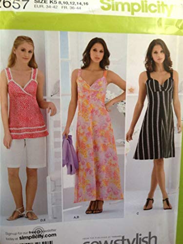 Patron couture Simplicity 2657 ajuster une robe grande taille sans retouche