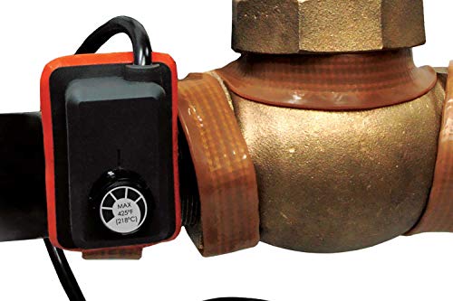Image of BriskHeat HSTAT101006 XtremeFLEX Heating Tape with Adjustable Thermostat Control, 432W, 120 Volt