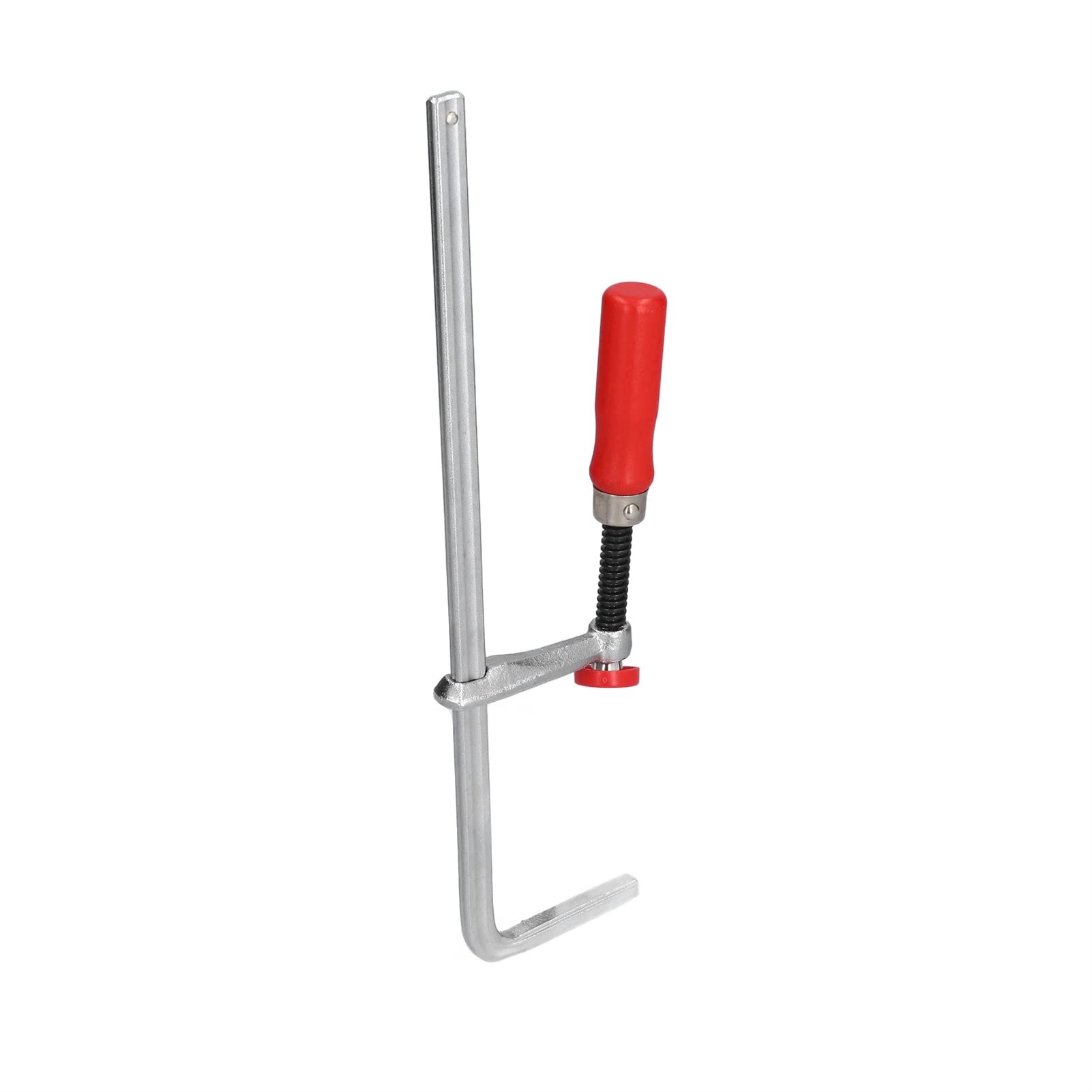 Pissente F Clamp Adjustable Aluminum Bar Clamp with Poplar Handle Manual Woodworking for Workbench Use Die Cast Body Anti Slip Grip Easy Clamping for Woodworkers (300 * 60mm)