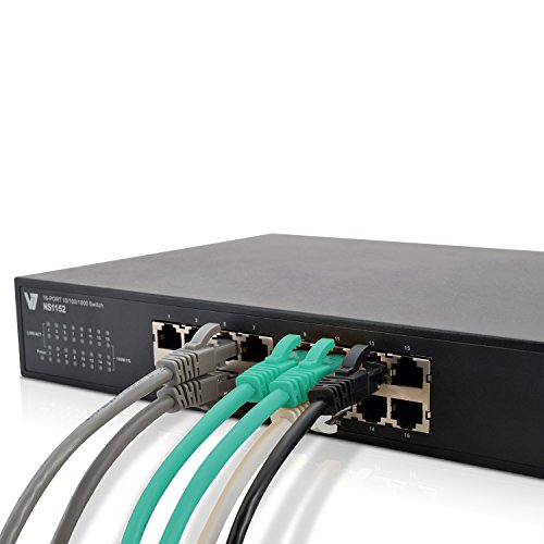 Cable Patch V7 CAT5e 7' RJ-45 Verde miniatura 5