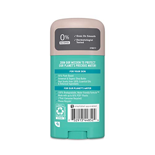 Seventh Generation Aluminum-Free Deodorant Activated Charcoal Biodegradable Formula 2.65 Oz #TOP2