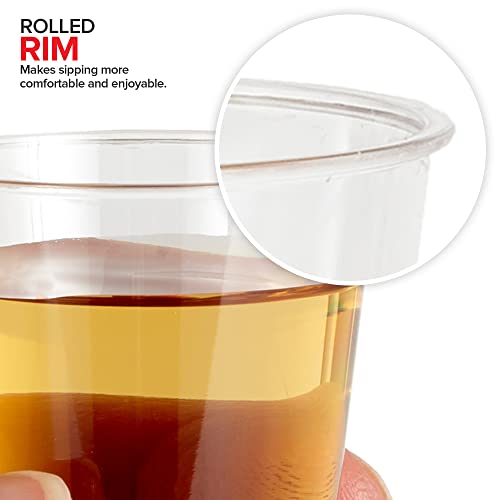 Stock Your Home 1,000 Mini Plastic Shot Glasses (1.5Oz) Clear Disposable Cups For Jello Shots, Wine Tasting, Liquor, Whiskey, Pudding, Sample Cup For Halloween And Elegant Parties #TOP4