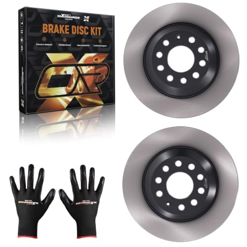 Image of maXpeedingrods Rear Solid Brake Discs for Audi A6 4F2/4F5/C6 4F0615601E