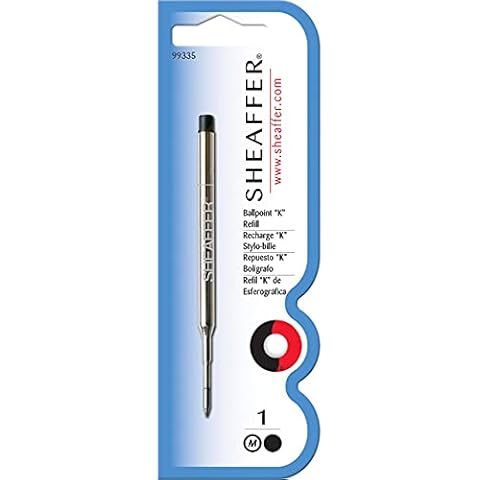 Sheaffer - Medium ballpoint pen refill, “K” style, black Cover