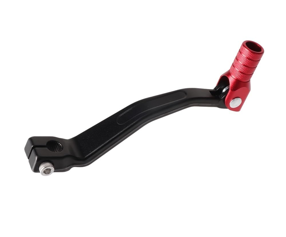 Qichunwi Red Motorcycle Gear Stick Motorcycle Shift Lever Pedal Folding Gear Replacement For Klx230 Modification Accessories Replace Component Spare Parts