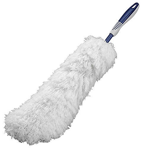 Preisvergleich Produktbild Bürstenmann Handstaubwedel, 60 cm, Weiß / Blau