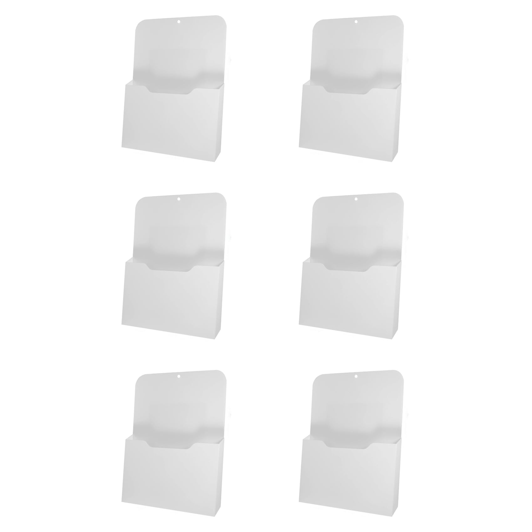 Jnchdghwa 6X Practical Magnetic Wall File Holders Marker Holder Whiteboard Versatile Storage Box Desktop Container Easy to Store