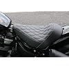 Motorcycle Solo Seat Compatible with '18-later Street Bob Fatbob Low Rider with Short Rear Fender 180/200mm Tire Low-Profile Leather Driver Cushion(Solo Seat)