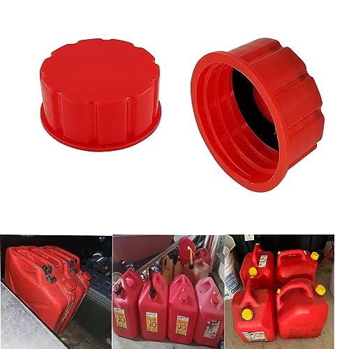 Fesasn Gas Can Cap - Superior Replacement Lid for Midwest Gas Cans- Durable Gas Cap Replacement, for 5+ Gallon Plastic and Metal Gas Cans, Includes Spout Replacement old Style (Pack of 8) - Thumbnail 7