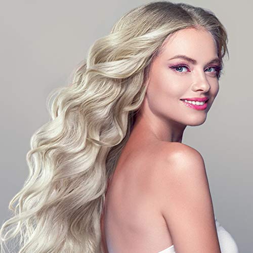 Stamped Glorious Short Hair Extensions Halo Wire Sercet Crown Synthetic Wavy Curly Brown Blonde Bayalage Hairpieces For Women Invisible (16 inch, 16/60)
