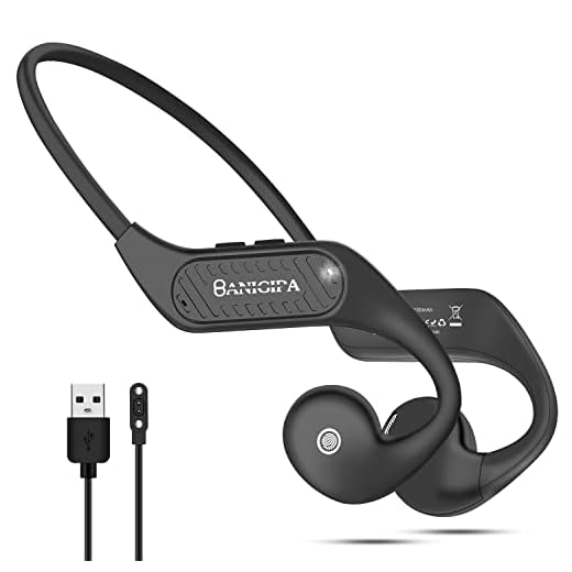 BANIGIPA Open Ear Headphones, 2023 Upgraded Air Conduction Bluetooth Headset with Built-in Microphones, 10 Hrs Playtime, Waterproof Wireless Earphones for Sport, Gym, Running, Cycling, Hiking, Driving