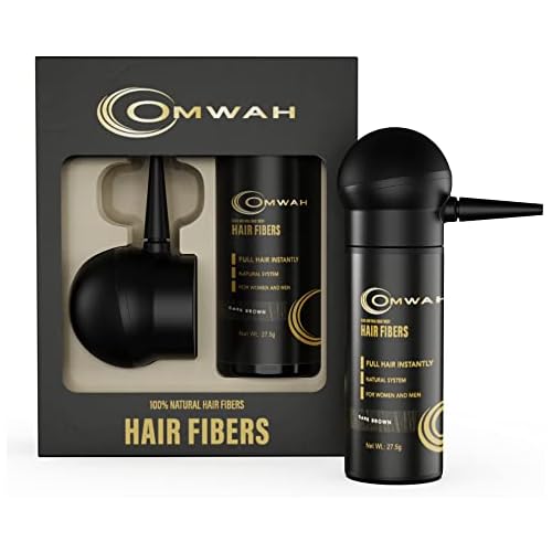 OMWAH Natural Hair Fiber 2in1 Kit With Natural & Undetectable Natural