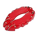 2Pcs Brake Caliper Covers for 2007-2015 Infiniti G37 G35 Q40, Front Rear Wheel Hub Protector Auto Exterior Car Replacement Parts Decor Accessories,L Red