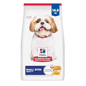 Hill’s Science Diet Adult 7+ Small Bites Chicken Meal, Barley & Rice Recipe Dry Dog Food, 14.9 kg bag