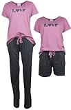 kurz langenlonsheim 3-teiliges Set bestehend aus: Kurzarm-Shirt, langer Hose und Shorts