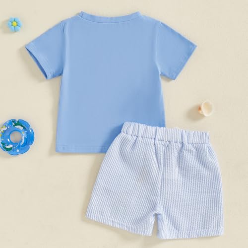 Toddler Boy Summer Outfits Baby Boy Animal Print Short Sleeves T-Shirt Plaid Shorts Set Infant Boy Clothes Set4